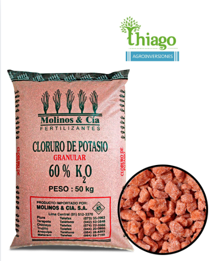 CLORURO DE POTASIO GRANULADO X 50 KG