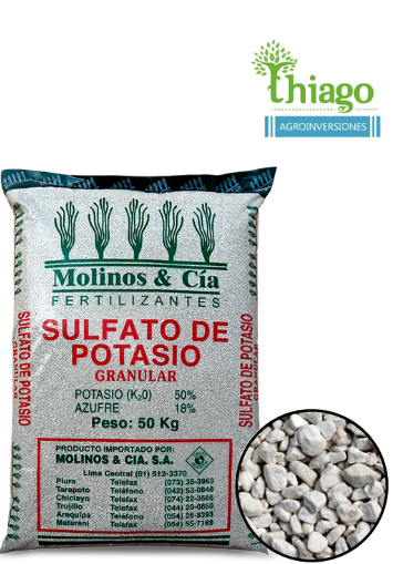 SULFATO DE POTASIO GRANULADO X 50 KG 