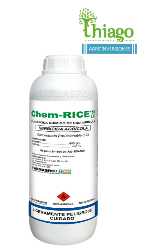 Sugerencia: CHEM RICE 60 E.C X LT 