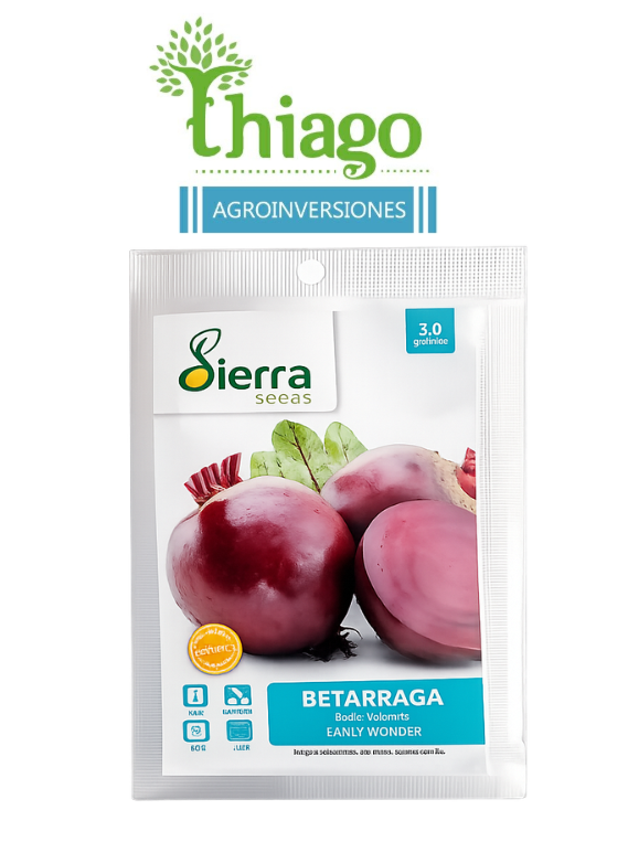 Sugerencia: SEMILLA BETARRAGA EARLY WONDER SOBRE X 3GR