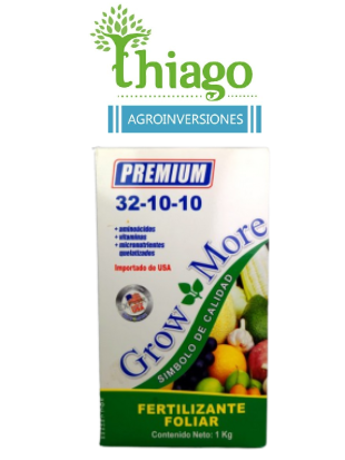 Sugerencia: GROW MORE 32 – 10 – 10 PREMIUM X KG