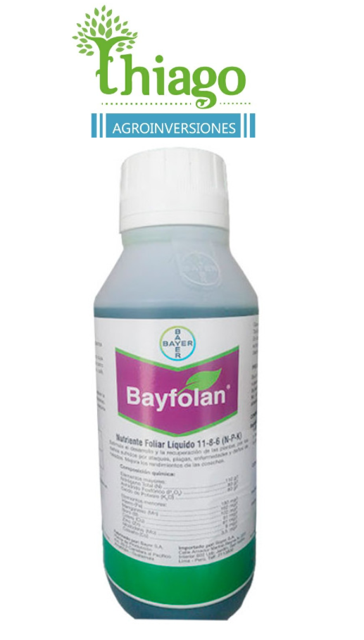 Sugerencia: BAYFOLAN 18-8-6 X LT 