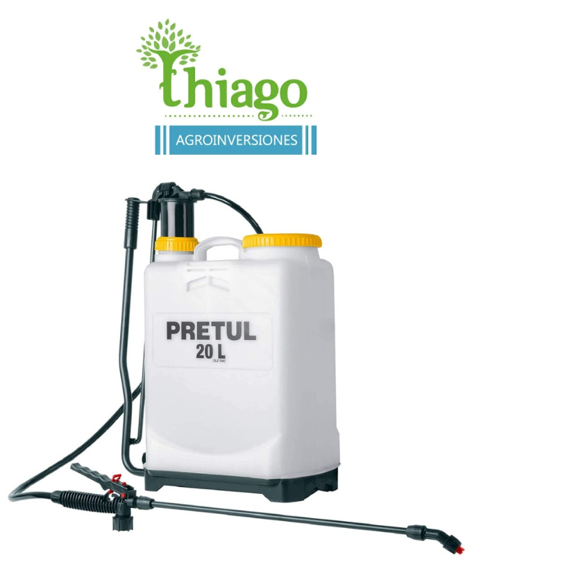 MOCHILA FUMIGADORA MANUAL DE 20 LITROS - 24588 PRETUL