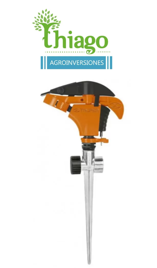 Sugerencia: ASPERSOR PLÁSTICO C/ESTACA 11" 2 VÍAS TRUPER 10339