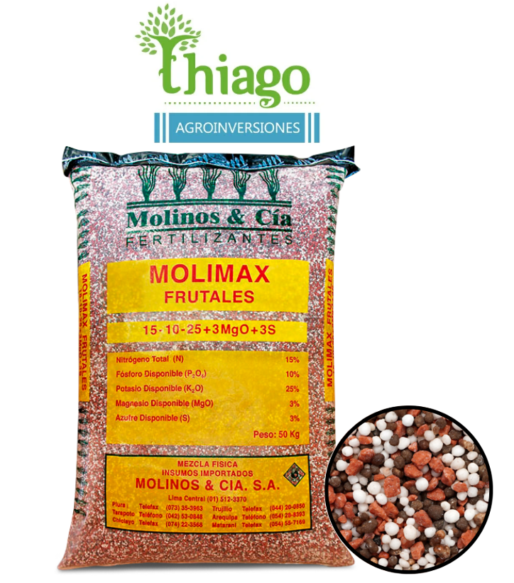 Sugerencia: MOLIMAX FRUTALES X 50 KG 