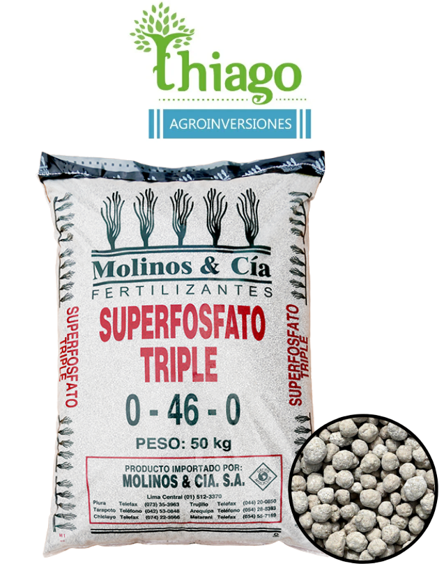 Sugerencia: SUPERFOSFATO TRIPLE X 50 KG 