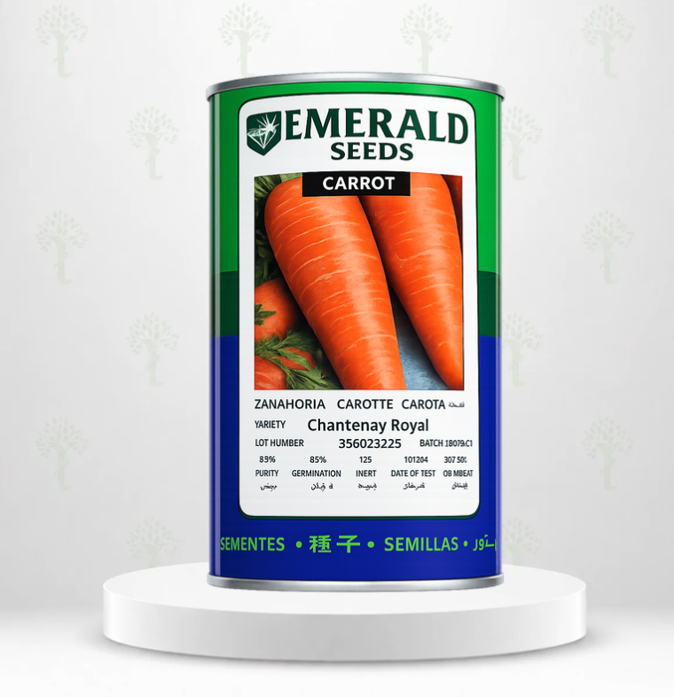 Sugerencia: SEMILLA DE ZANAHORIA ROYAL CHANTENAY X 500 GR 
